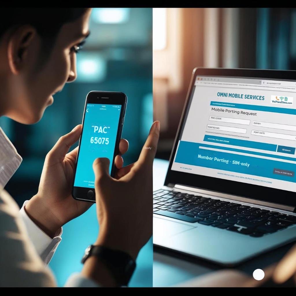 Mobile Number Porting (PAC) – SIM Services (porting details are collected after checkout)