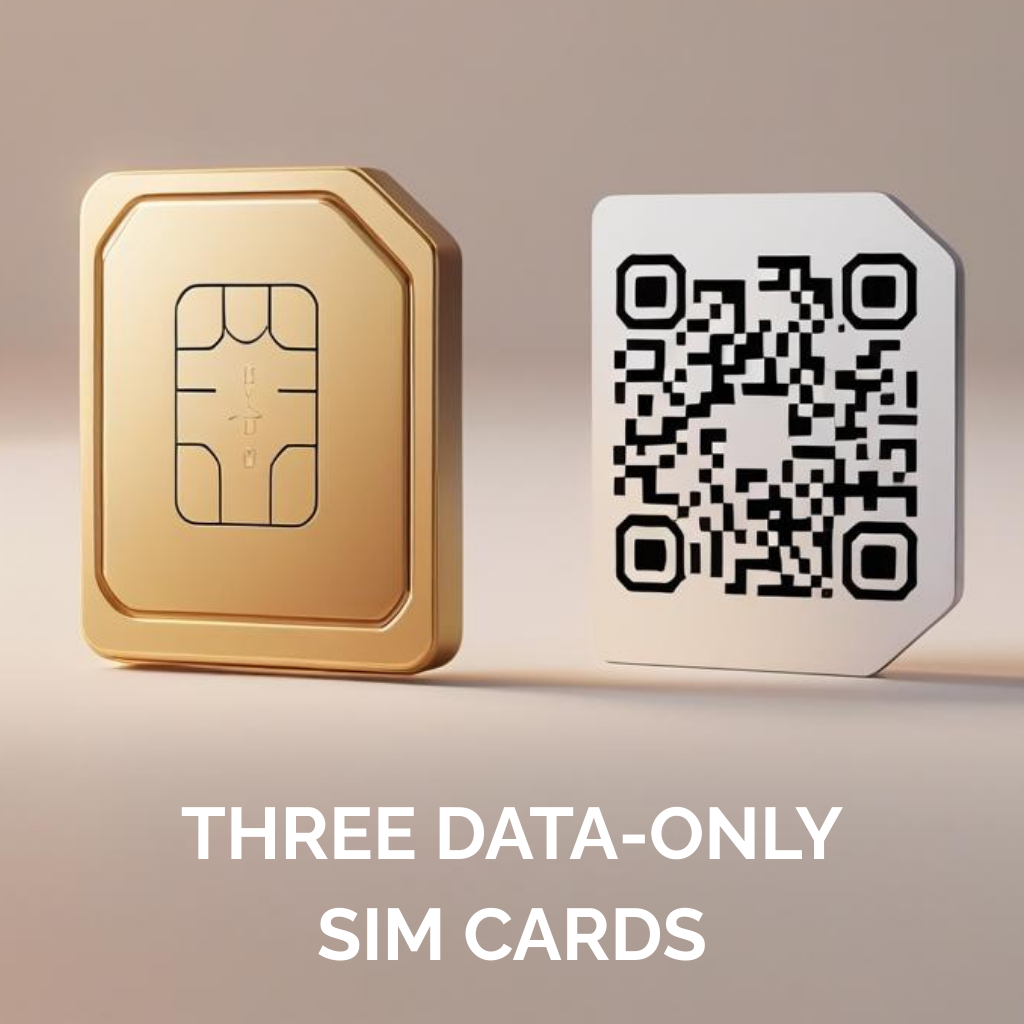 Three Data-Only SIMs