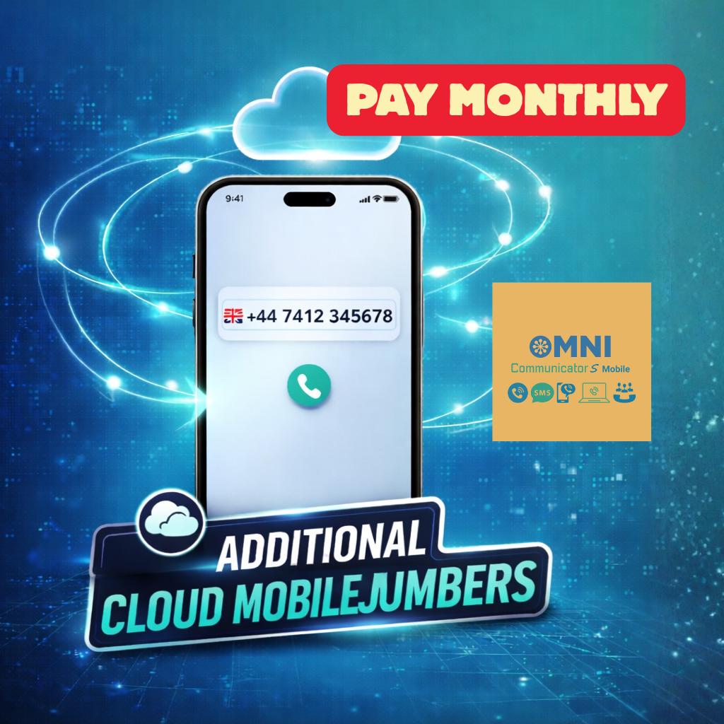 Additional Pay Monthly Cloud Mobile Numbers (Omni Communicator S Mobile) - Category Image