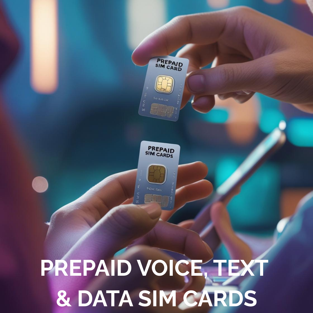 Prepaid Voice, Text & Data SIMs