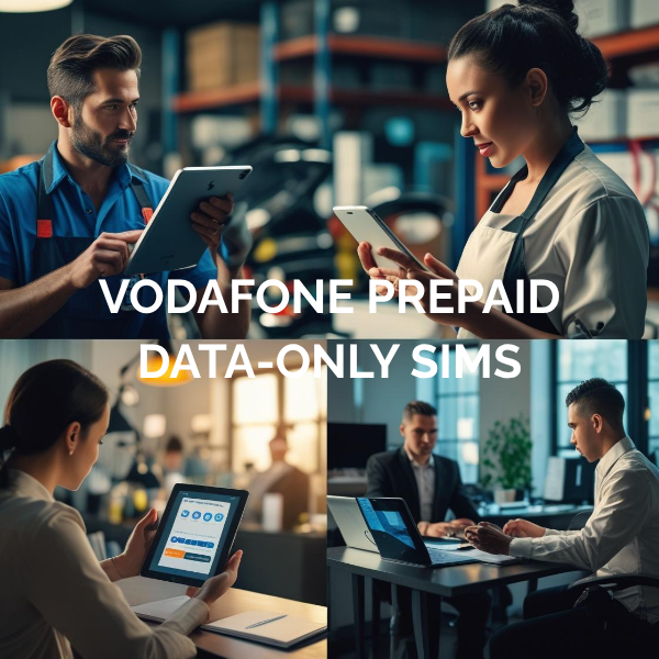 Vodafone Prepaid SIM Cards - Data Only