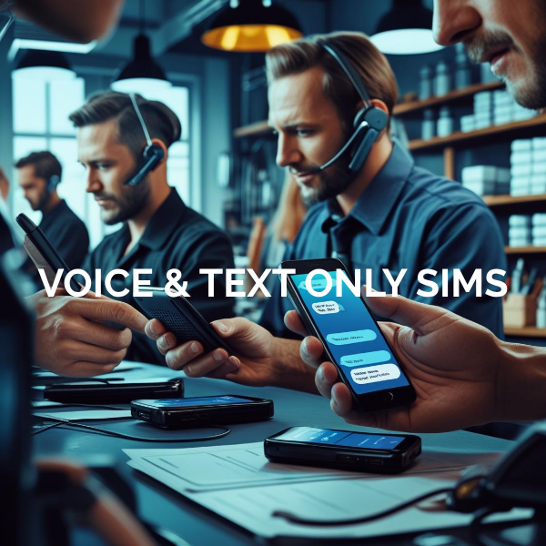 Voice & Text Only SIM Cards
