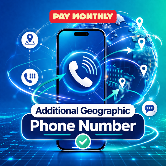 Additional Geographic Phone Number Pay Monthly Add-on