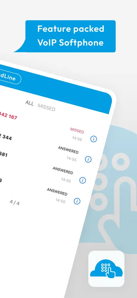 OmniCall CloudNumber - Pay Monthly Voice & Text-Only Cloud Mobile (VoIP) Services Subscription - Monthly Rolling Contract