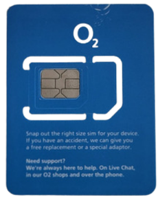 OmniCall Infinity-O (O2) - Pay Monthly Voice, Text & Unlimited Data SIM - Monthly Rolling Contract