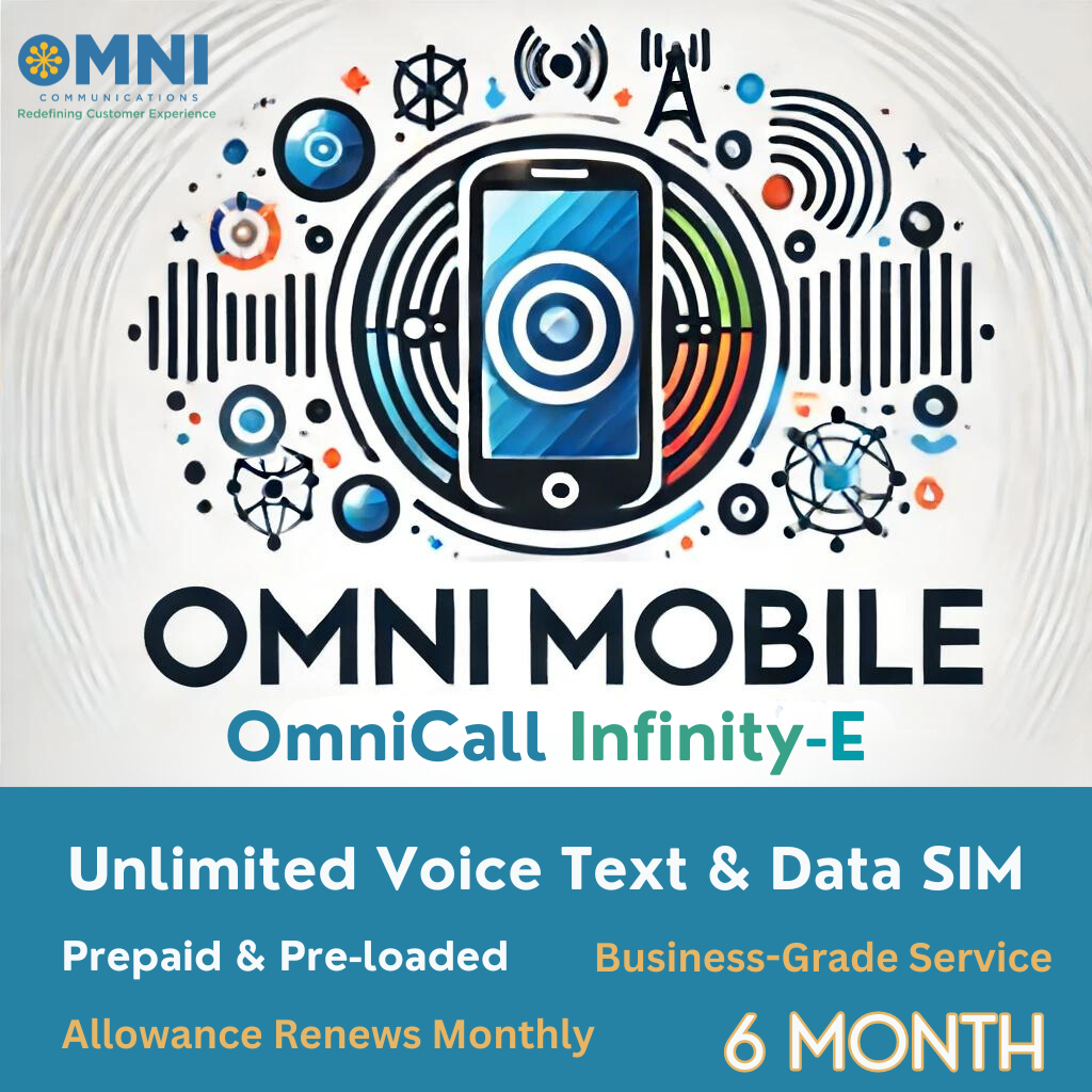 OmniCall Infinity-E (EE) - Prepaid Unlimited Voice, Text & Data SIM - 6 Months
