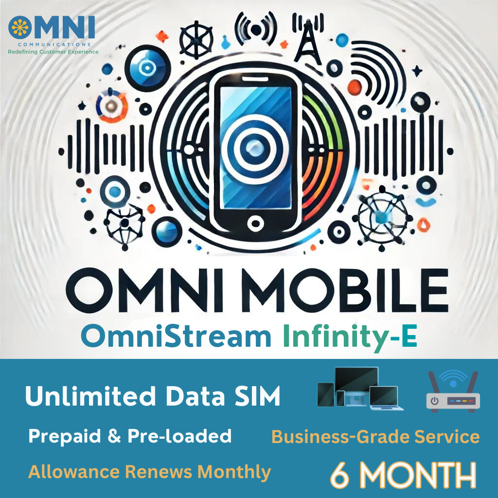 OmniStream Infinity-E (EE) - Prepaid Unlimited Data SIM - 6 Months