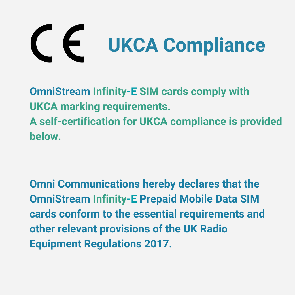 OmniStream Infinity-E (EE) - Prepaid Unlimited Data SIM - 24 Months