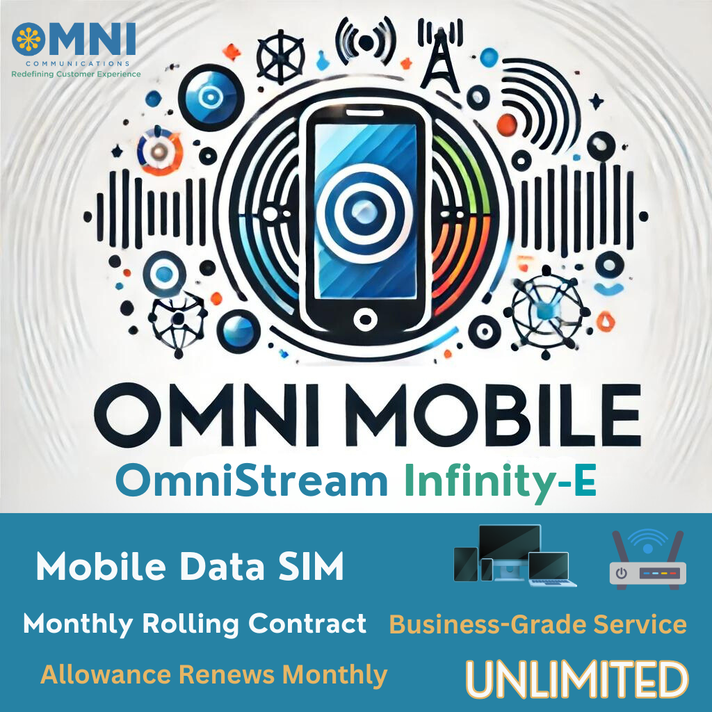 OmniStream Infinity-E (EE) - Pay Monthly Unlimited Data SIM - Monthly Rolling Contract