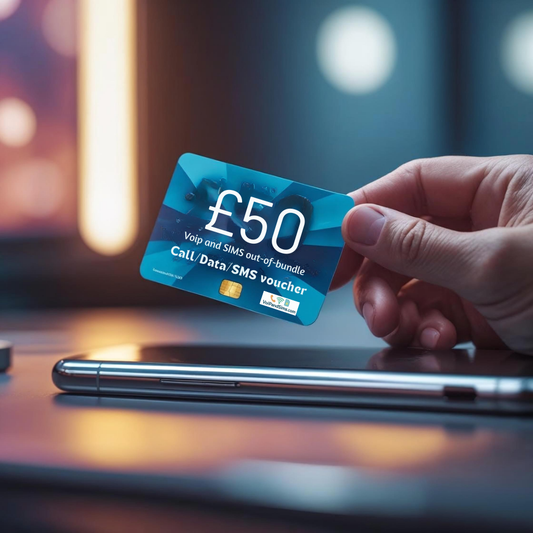 VoIP and Sims Out-of-Bundle Call/Data Voucher – £50